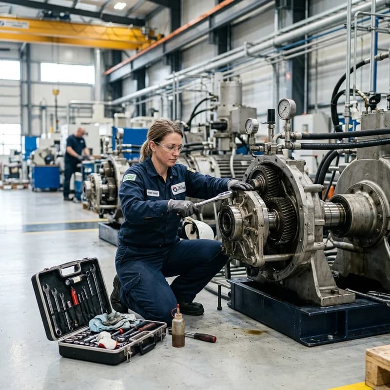 Industrial equipment preventive and predictive maintenance service