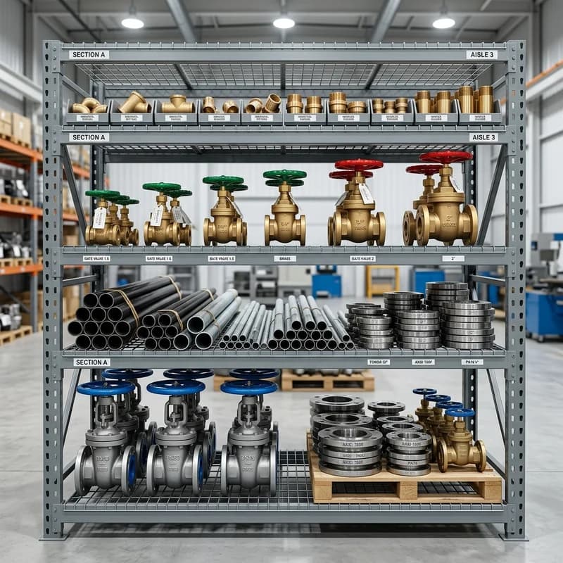 Industrial materials pipes valves and fittings trading service