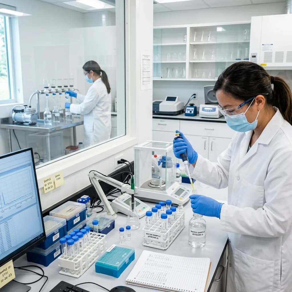 Water Quality Testing Process Ras Tanura