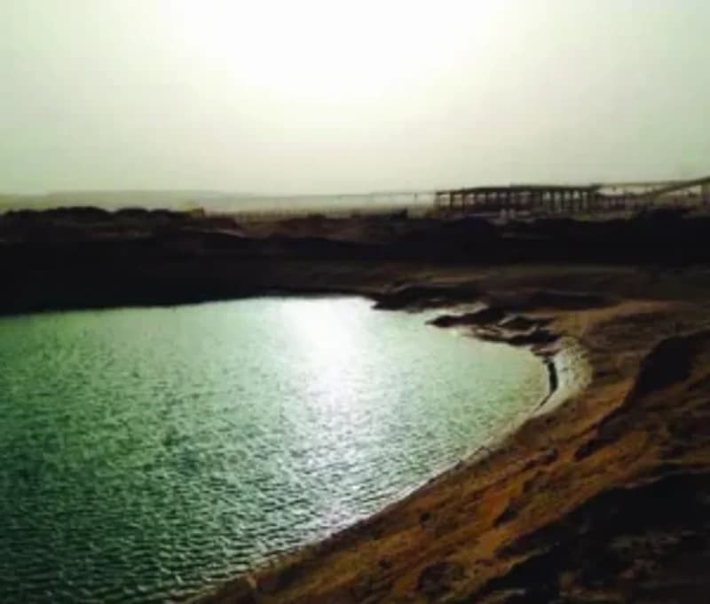 Saudi Aramco Qurrayah evaporation pond civil construction project