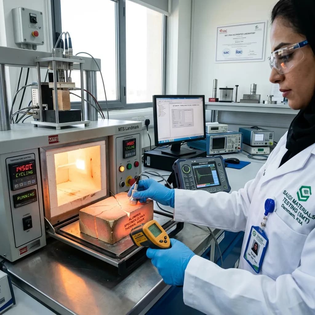 Refractory Testing Process in Dammam