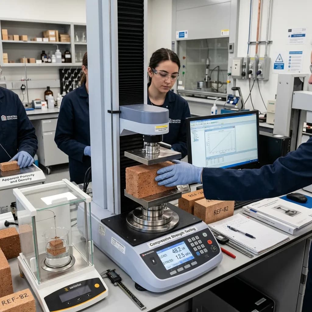Refractory Testing Process in Dhahran